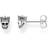 Thomas Sabo Skull King Pin Earrings - Silver/Black