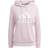 adidas Women's Essentials Relaxed Logo Hoodie - Clear Pink/White