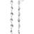 Stine A Six Dangling Ile De L'Amour Long Earring - Silver