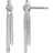 Stine A Big Dot Earring - Silver/White