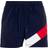 Tommy Hilfiger Colour Blocked Slim Fit Mid Length Swim Shorts - Desert Sky