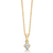 Mads Z Crown Pendant - Gold/Diamond
