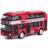 Magni City Bus Pull Back 4 Pack
