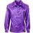 Widmann Satin 70's Disco Shirt Purple