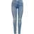 Only Wauw Life Mid Destroyed Skinny Fit Jeans - Blue/Light Medium Blue Denim