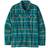 Patagonia Long Sleeved Organic Cotton Midweight Fjord Flannel Shirt - Brisk/Dark Borealis Green