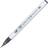 Zig Clean Color Pensel Pen 090 fl. Grå, RB-6000AT-090, 6stk