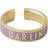 Design Letters Word Candy Ring - Gold/Purple