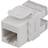 Deltaco 180° RJ45 UTP Cat6 Female Mono Adapter