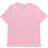 Little Pieces LpRia S/S Fold Up Solid Tee - Roseate Spoonbill