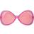 Folat festbriller disco damer 22 x 10 cm pink