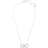 Swarovski Exist Pendant Necklace - Silver/Transparent