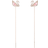 Swarovski Dazzling Swan Drop Earrings - Rose Gold/Transparent/Pink