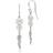 Izabel Camille Ellie Long Earrings - Silver/Pearls