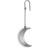 Jane Kønig Half Moon Earring - Silver