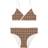 Burberry Kid's Crosby Check Bikini Set - Archive Beige