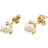 Pearl Small Stud Ear - Gold/Pearl