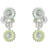 Georg Jensen Stine Goya Daisy Earrings - Silver/White/Green