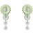 Georg Jensen Stine Goya Daisy Earrings - Silver/Green/White