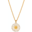 Lund Copenhagen Marguerit Collier Necklaces - Gold/White/Transparent