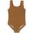 Konges Sløjd Scallop Swimsuit - Bronze Brown