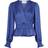 Neo Noir Amara Solid Blouse - Blue