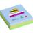 Post-it Sticky Notes Oasis 101 x 101 mm Assorted 90 Sheets Pack of 3