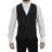 Dolce & Gabbana DG Gray Wool Stretch Vest Gray