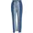Vila High Waisted Straight Fit Jeans - Light Blue Denim