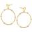 Spirit Icons Living Pendant Earrings - Gold/Diamonds