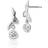 Izabel Camille Fairy Earrings - Silver/Transparent