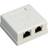 Goobay 2RJ45 Cat6 STP Adapter F-F