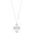 Pilgrim Dagmar Maxi Cross Necklace - Silver