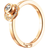 Efva Attling Avo Wedding Ring - Gold/Diamonds