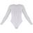 PrettyLittleThing Basic Cotton Blend Crew Neck Bodysuit - Grey