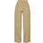 PrettyLittleThing Petite Peach Skin Straight Leg Trousers - Sage