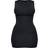 PrettyLittleThing Shape Slinky Straight Neck Sleeveless Bodycon Dress - Black