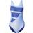 adidas Big Bars Graphic Swimsuit - Blue Fusion/Victory Blue/White