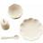 Jack o Juno Little Poppy Dining Set Cream