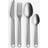 Alessi Nocolor Conversational Objects 4-piece Stainless-steel Cutlery Set