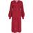 Object Malena Knitted Dress - Red Dahlia