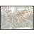 Incado Gray World Map Billede 100x70cm