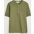 Merz b. Schwanen Short Sleeve Organic Cotton Henley Army