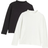 H&M Turtleneck Sweater 2-pack - Black/White (0395730052)