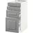 Ikea Metod White/Bodbyn Grey Opbevaringsskab 40x88cm
