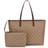 Guess Power Play Quattro G Large Tech Tote - Brown