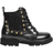 Shein Fashionable And Cool Street Style Flat Glitter Motorbike Boots For Girls