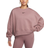 Nike Sportswear Phoenix Fleece Women's Over Oversized Crew-Neck Sweatshirt - Smokey Mauve/Black