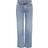 Noisy May Yolanda Normal Waisted Wide Leg Jeans - Light Blue Denim