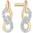 Støvring Design Ear Studs - Gold/Transparent